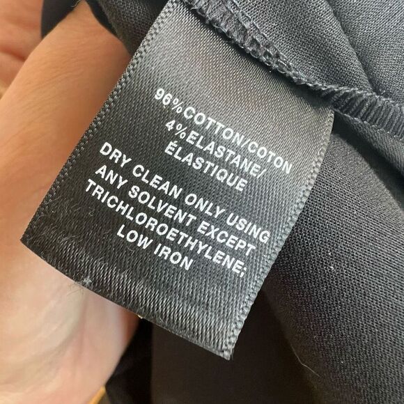 Lafayette 148 Womens Casual Pants Career Trouser Classic Black Size 10 - Picture 6 of 8